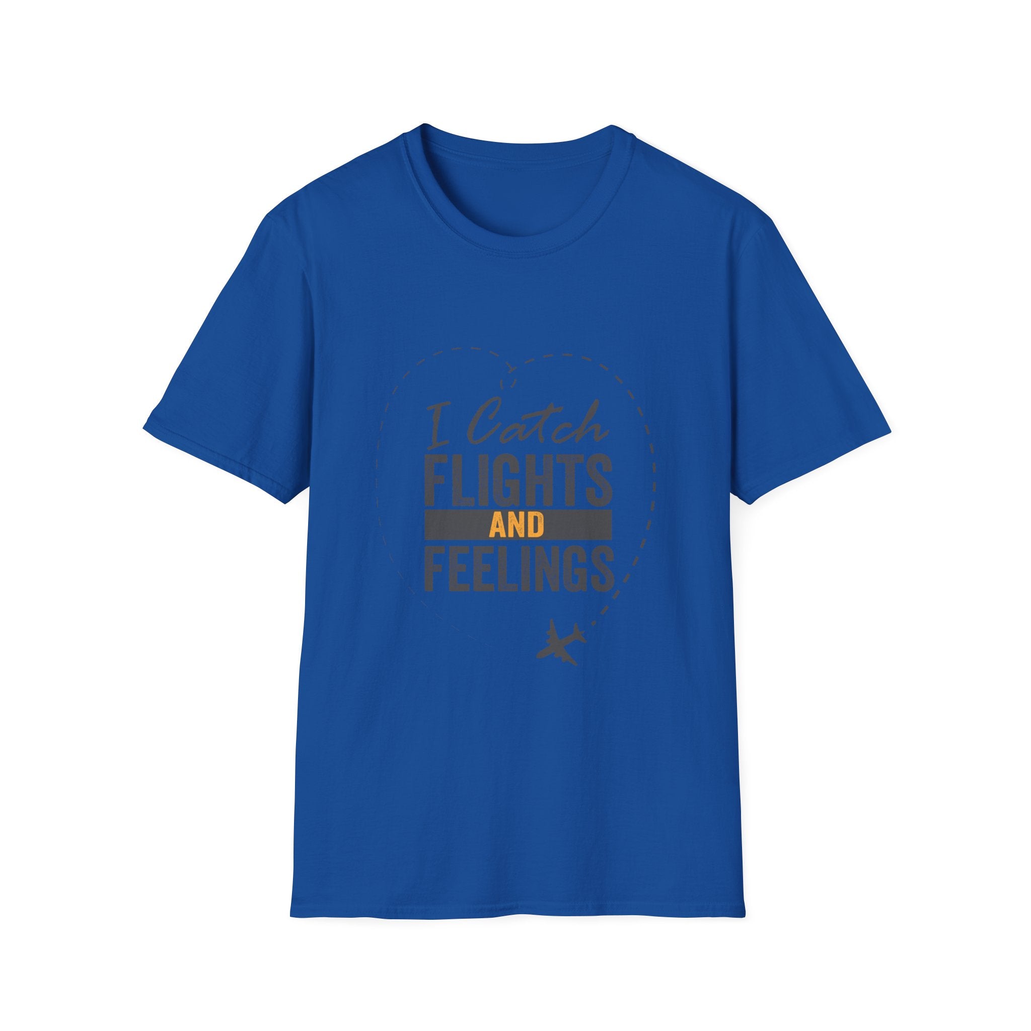 I Catch Flights and Feelings T-Shirt – Travel Quote Tee for Travelers