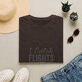 I Catch Flights and Feelings T-Shirt – Travel Quote Tee for Travelers